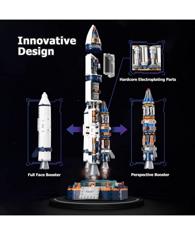 Space Exploration Rocket Building Toys Collectible Display Model Set Ideas Gift for Adults Boys Girls Age 8+（863 Pieces） $80....