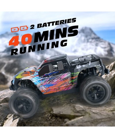 RC Cars RC Trucks for Kids Adults 1:18 Scale 38km/h 4WD High Speed Remote Control Car 2.4 Ghz All Terrain Remote Control Mons...