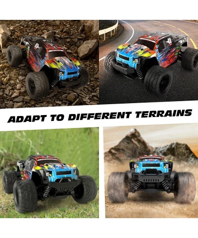 RC Cars RC Trucks for Kids Adults 1:18 Scale 38km/h 4WD High Speed Remote Control Car 2.4 Ghz All Terrain Remote Control Mons...