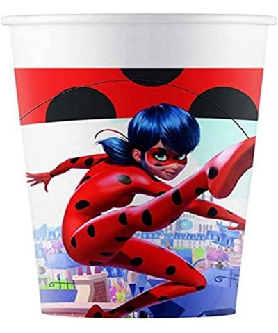 Paper cups 200ml CF8 Miraculous Ladybug $23.07 Kids' Party Tableware