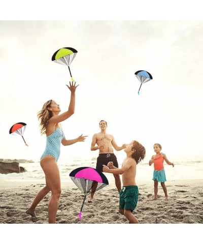 Parachute Toy Tangle Free Throwing Toy Parachute Outdoor Children's Flying Toys No Battery nor Assembly Required (4 Pieces Se...