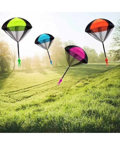 Parachute Toy Tangle Free Throwing Toy Parachute Outdoor Children's Flying Toys No Battery nor Assembly Required (4 Pieces Se...