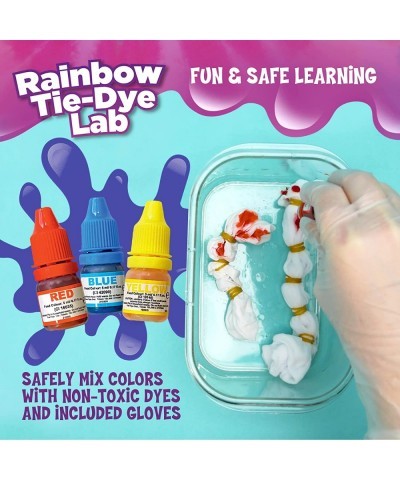 Ooze Labs Rainbow Tie-Dye Lab STEM Experiment Activity Kit | Design & Make Your Own Tie-Dye Socks & Scrunchies | Explore The ...