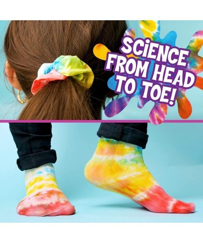 Ooze Labs Rainbow Tie-Dye Lab STEM Experiment Activity Kit | Design & Make Your Own Tie-Dye Socks & Scrunchies | Explore The ...