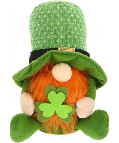 St. Patricks Day Gnome Plush Doll Leprechaun Tomte Plush Handmade Doll Shamrock Plush Elf Toy Scandinavian Plush Elf Toy for ...