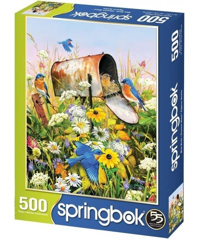 Springbok's 500 Piece Jigsaw Puzzle Blue Birds - Made in USA $28.89 Jigsaw Puzzles