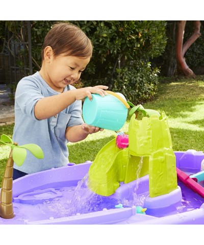 Mermaid Island Wavemaker Water Table with Five Unique Play Stations and Accessories Multicolor 38 Inch $96.25 Sandboxes & Bea...