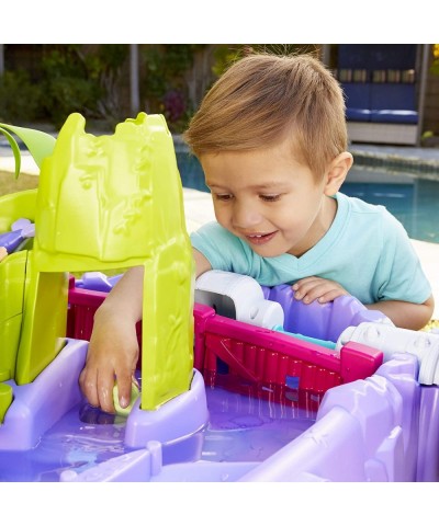 Mermaid Island Wavemaker Water Table with Five Unique Play Stations and Accessories Multicolor 38 Inch $96.25 Sandboxes & Bea...