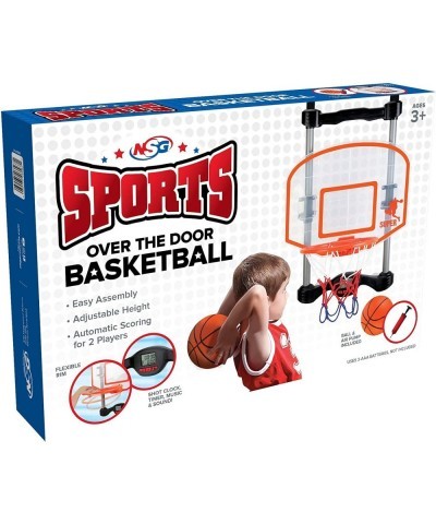 Over The Door Basketball Hoop with Shot Clock Electronic Scoring and Sound $76.35 Toy Sports Products