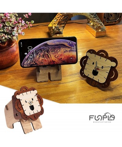 3D Wood Puzzle Desktop Clock 3D Puzzles Desktop Clock Model Building Kit Phone Stand and Pen Holder 3D Model Toy $14.41 3-D P...