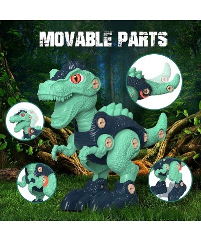 Take Apart Dinosaur Toys for Kids Building Toy Set with Electric Drill Construction Engineering Play Kit STEM Learning for Bo...