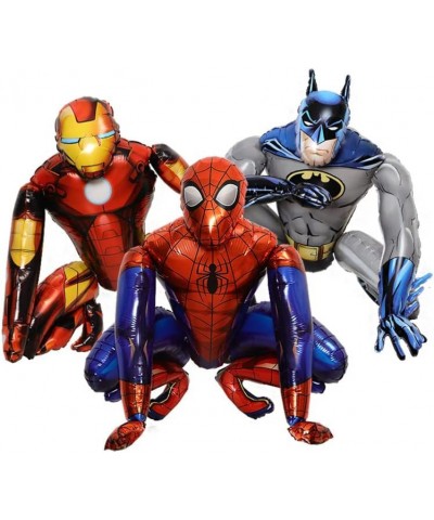 3PCS Superhero Foil Balloon Medium Size for Kid Toddler Birthday Decoration Party Supplies Iron Spidey Large Super Hero Ballo...