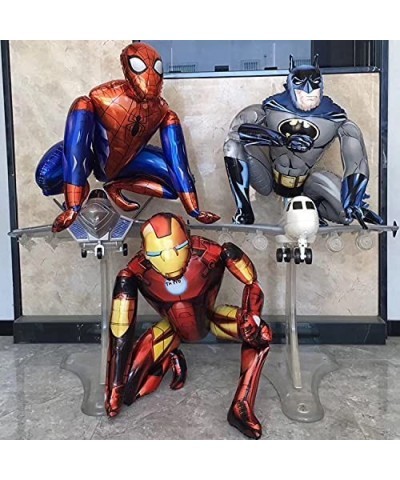 3PCS Superhero Foil Balloon Medium Size for Kid Toddler Birthday Decoration Party Supplies Iron Spidey Large Super Hero Ballo...