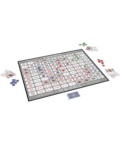 Sequence Premium Edition - Stunning Set with Giant Board (20.25 x 26.25 inches) Exclusive Chips and Deluxe Cards Blue $58.59 ...