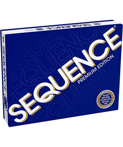 Sequence Premium Edition - Stunning Set with Giant Board (20.25 x 26.25 inches) Exclusive Chips and Deluxe Cards Blue $58.59 ...