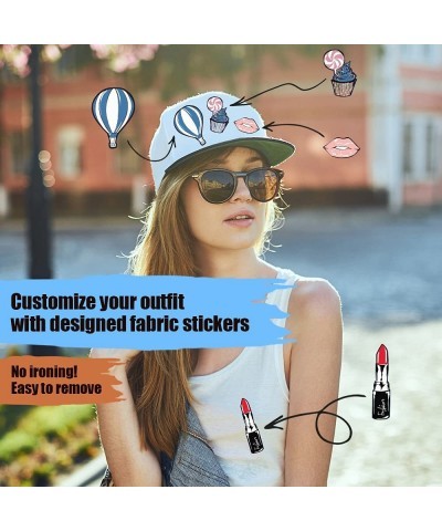 Unique designed fabric stickers for clothes No ironing. No harm to fabrics! Colorful & special fashion stickers which designe...