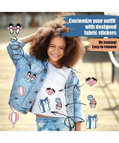 Unique designed fabric stickers for clothes No ironing. No harm to fabrics! Colorful & special fashion stickers which designe...