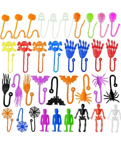 36pcs Halloween Sticky Hands Toys for Kids Skull Skeleton Bat Ghost Pumpkin Styles Sticky Stretchy Toys for Halloween Party F...