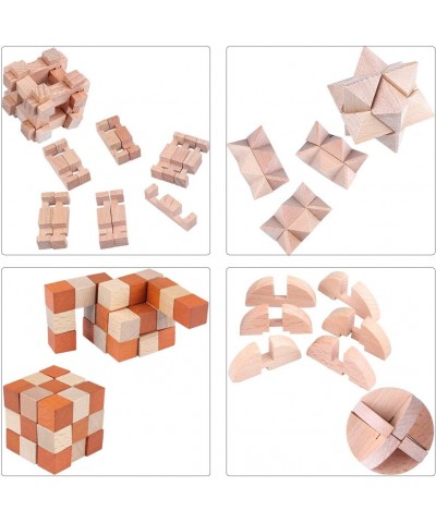 Brain Teaser Puzzle for Kids Adults Puzzle Games Wooden and Metal 3D Unlock Interlocking Puzzle Educational Toy 28Pcs $49.15 ...