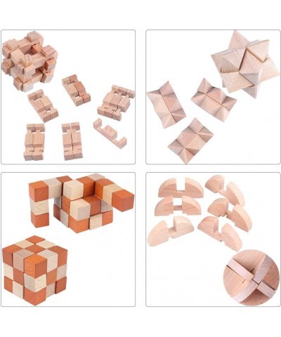 Brain Teaser Puzzle for Kids Adults Puzzle Games Wooden and Metal 3D Unlock Interlocking Puzzle Educational Toy 28Pcs $49.15 ...