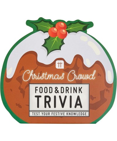 Food Trivia Quiz Game - Christmas Pudding Shaped - Ideal Stocking Filler of Secrt Santa Present Idea $25.24 Board Games