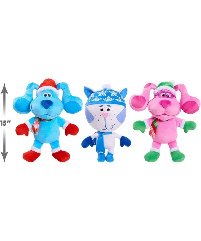 Blue's Clues & You! Holiday Magenta 15-Inch Large Plush Stuffed Animal Magenta Dog $49.55 Stuffed Animals & Teddy Bears