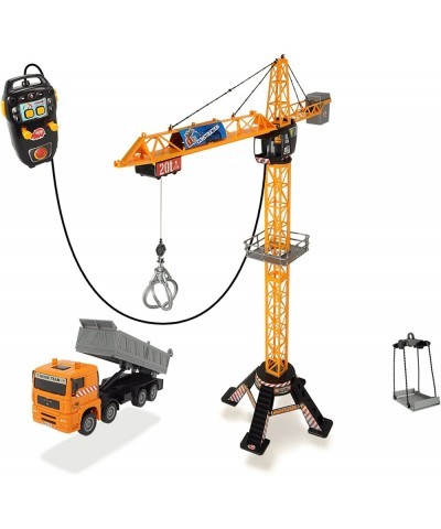 48" Mega Crane and Truck Vehicle and Playset $49.70 Kids' Play Construction Vehicles