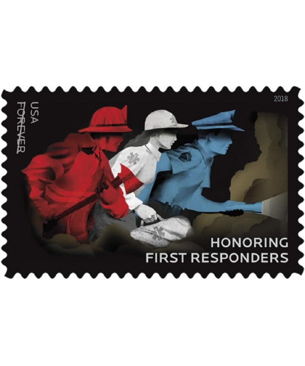 Honoring First Responders Forever Stamps (1 Sheet of 20) Scott 5316 $67.93 Collectibles Display & Storage