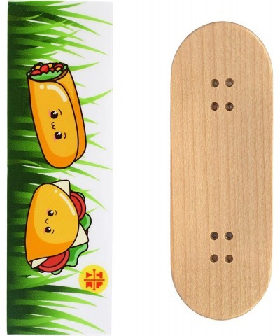 Teak Swap Fingerboard Deck & Graphic Wrap - Happy Tacos - Pro Shape & Size 32mm x 97mm - Semi-Permanent Vinyl Graphic $30.22 ...