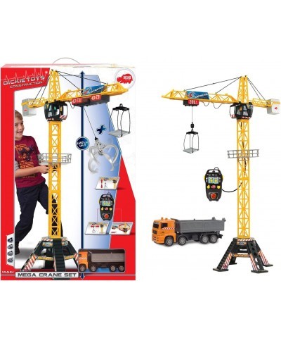 48" Mega Crane and Truck Vehicle and Playset $49.70 Kids' Play Construction Vehicles