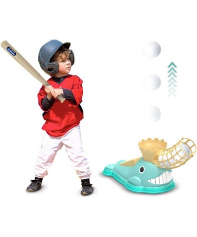 Baseball Pitching Machine Baseball Pitcher Play Set Sports&Outdoor Play Toys for Kids Toddler Indoor Sports Games Backyard Ga...