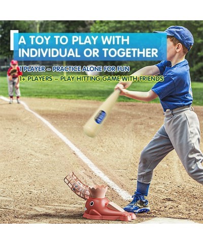 Baseball Pitching Machine Baseball Pitcher Play Set Sports&Outdoor Play Toys for Kids Toddler Indoor Sports Games Backyard Ga...