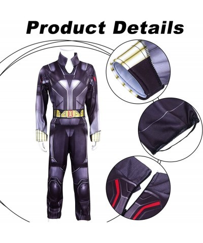 Girls Black Widow Cosplay Black Widow Cosplay Costume Superhero Halloween Outfit Costumes Jumpsuit for Girls $56.99 Kids' Cos...