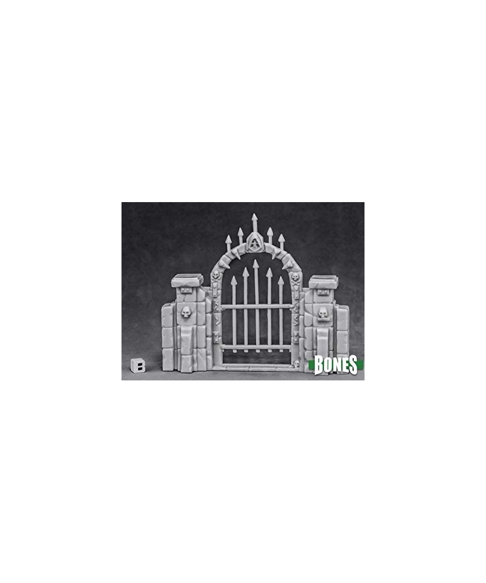 Miniatures Graveyard Fence Gate 77527 Bones Unpainted Plastic Scenery $15.40 Game Accessories