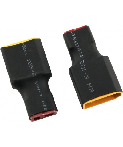 2-Pack Male XT90 to Female T-Plug Deans Connector Adapter Without Wire RC Drone Connector Battery Accessories RC Parts $15.70...