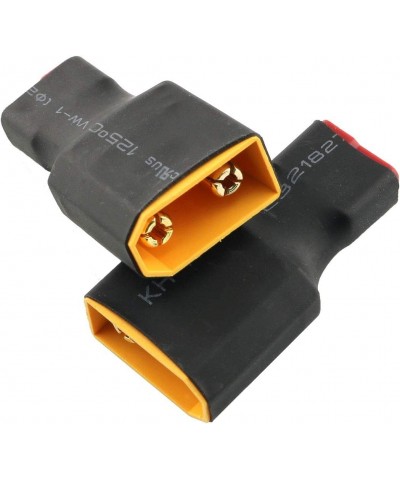 2-Pack Male XT90 to Female T-Plug Deans Connector Adapter Without Wire RC Drone Connector Battery Accessories RC Parts $15.70...