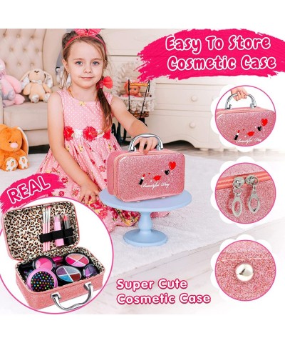 Kids Makeup kit for Girls 25 PCS Real Makeup Set Washable Makeup Set Toy with Cosmetic Case Non-Toxic Little Girls Makeup Kit...