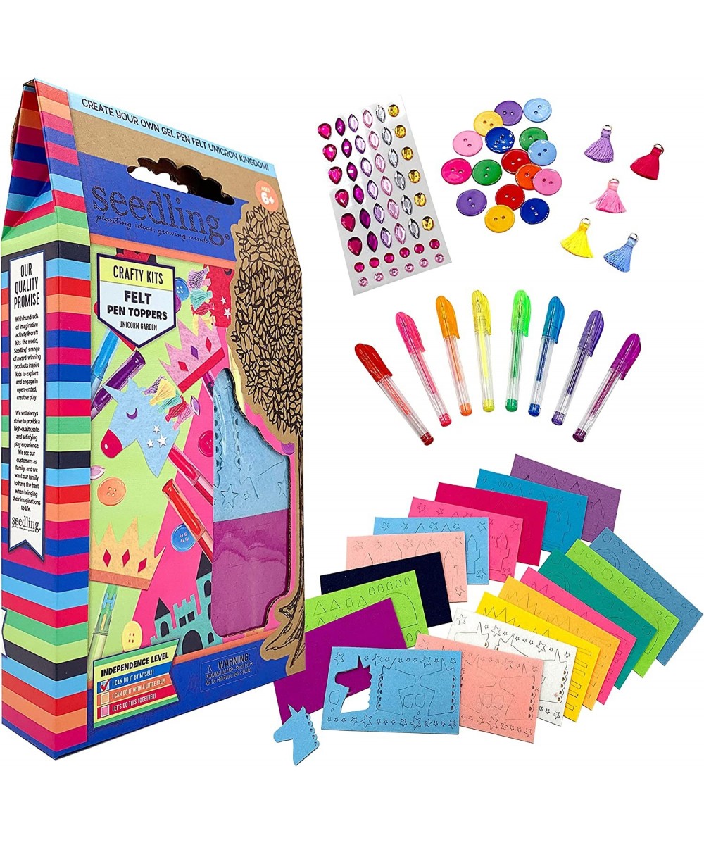 Create Your Own Felt Pen Toppers - Gel Pen Craft Kits for Kids - Ages 6 and Up $24.46 Craft Kits