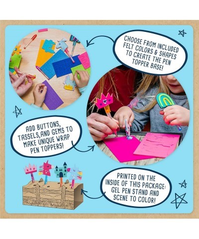 Create Your Own Felt Pen Toppers - Gel Pen Craft Kits for Kids - Ages 6 and Up $24.46 Craft Kits