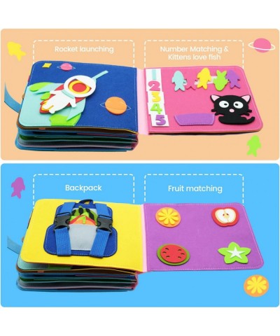 Washable Montessori Toddlers Busy Board 3D Baby Story Cloth Book Early Learning Education Habits Knowledge Develop Travel Toy...