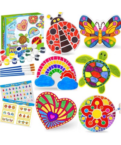 Arts and Crafts Painting Kit for Kids 4-8 6 Pack DIY Kids Plaster Painting Set Indoor & Outdoor Art Decoration Craft Painting...