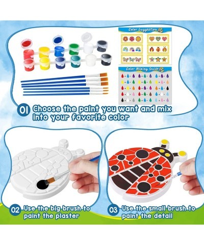 Arts and Crafts Painting Kit for Kids 4-8 6 Pack DIY Kids Plaster Painting Set Indoor & Outdoor Art Decoration Craft Painting...