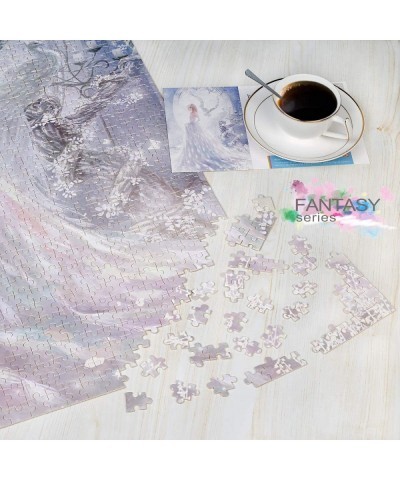 Ingooood- Jigsaw Puzzle 1000 Pieces for Adult- Fantasy Series- The White Peacock_IG-0368 Entertainment Wooden Puzzles Toys $3...