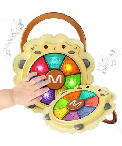 Baby Musical Drum Toy Light Up Toys with Sound and Light Musical Instrument Game Sensory Activity Toys Learning Educational K...