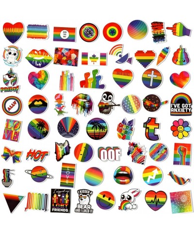 100 Pieces Rainbow Stickers for Kids Pride Stickers for Water Bottles Laptop Decoration Waterproof LGBTQ Stickers Bright Tech...