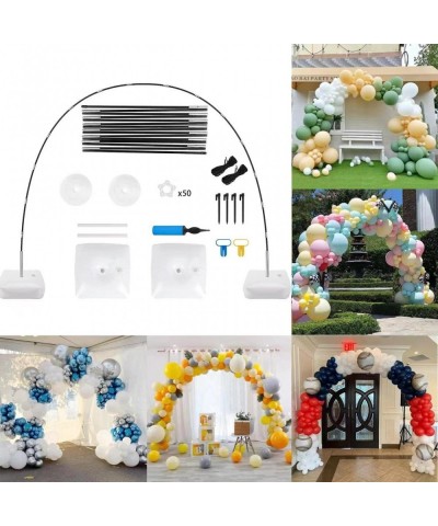 Adjustable Balloon Arch Stand Kit With Water Fillable Base for Different Party Backdrop Tool for Birthday Baby Shower Graduat...