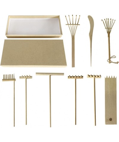 9pcs Mini Zen Garden Rake Sets Tabletop Zen Garden Sandbox Tools Zen Garden Accessory for Home Office(Wood) $15.83 Sandboxes ...