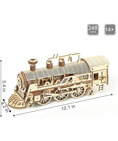 Mechanical Train Wooden Puzzles for Adults and Teens Mechanical Puzzle Locomotive Model Building Kits $47.12 3-D Puzzles