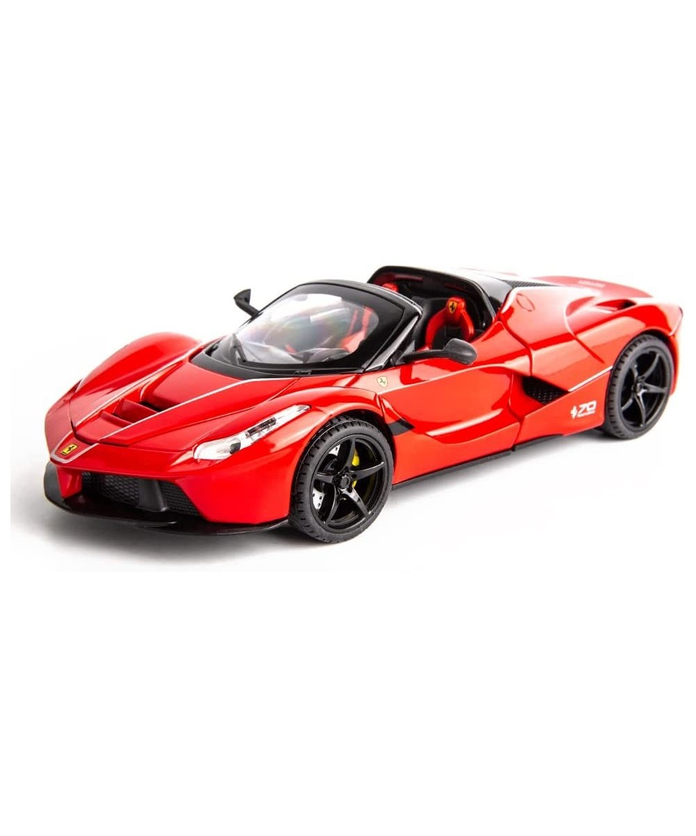 1/22 Compatible for Ferrari Car Model Pull Back Car with Sound and Light for Kids Boy Girl Vehicles Diecast Cars Model(Red) $...