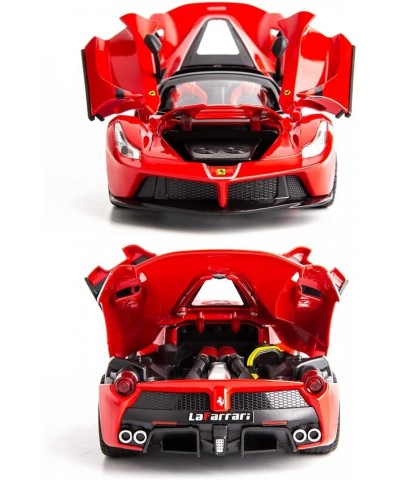 1/22 Compatible for Ferrari Car Model Pull Back Car with Sound and Light for Kids Boy Girl Vehicles Diecast Cars Model(Red) $...